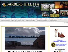 Tablet Screenshot of barbershillffa.com